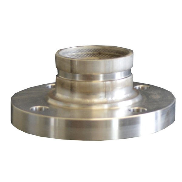 Industrial Choice Grooved Flange Adapter, 10 x 6 in, Schedule 10, Stainless Steel GVF150-10x6L-S10S6 - main